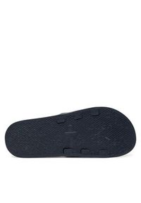 Calvin Klein Jeans Klapki Slide Rubber Neoprene Text YM0YM01234 Granatowy. Kolor: niebieski #4