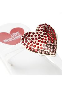 Love Moschino - LOVE MOSCHINO Japonki JA28321G0EI34100 Biały. Kolor: biały #6