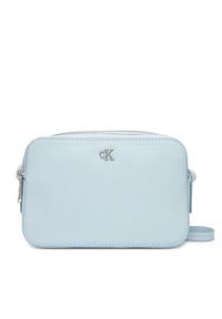 Calvin Klein Torebka Ck Camera Bag LV04F3173G Błękitny. Kolor: niebieski. Materiał: skórzane #5