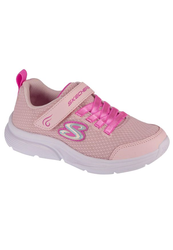 skechers - Buty sportowe Sneakersy dziewczęce, Wavy-Lites - Blissfully Free. Kolor: różowy. Sport: turystyka piesza