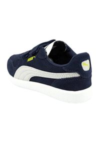 Puma - Zamszowe Trampki Dziecięce Icra. Kolor: niebieski. Materiał: zamsz. Sport: turystyka piesza