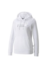 Bluza Sportowa Z Kapturem Puma Ess+ Metallic Logo. Typ kołnierza: kaptur. Kolor: wielokolorowy, szary, biały #1