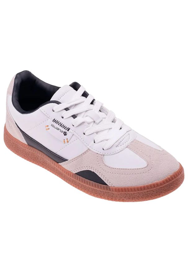 Iguana - Trenerki Damskie Lecarde. Kolor: czarny, wielokolorowy, biały. Sezon: zima