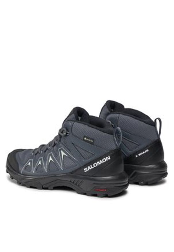 salomon - Salomon Trekkingi X Braze Mid GORE-TEX L47181100 Czarny. Kolor: czarny. Materiał: syntetyk