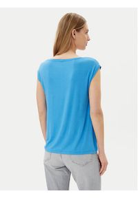 Pieces T-Shirt Billo 17078732 Niebieski Loose Fit. Kolor: niebieski. Materiał: wiskoza #5