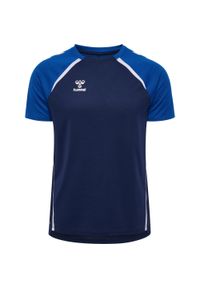 Koszulka Hummel Lead 2.0. Kolor: niebieski. Sport: koszykówka, piłka nożna #1