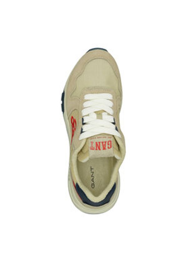 GANT - Gant Sneakersy 30633917 Beżowy. Kolor: beżowy. Materiał: zamsz, skóra