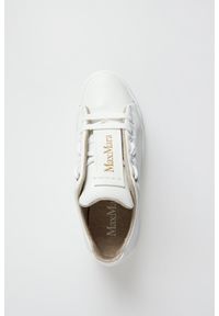 Max Mara Accessori - Sneakersy damskie z hydrofobowego kaszmiru Maxiws MAX MARA ACCESSORI. Materiał: kaszmir #4