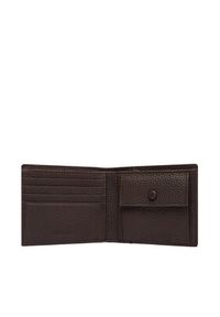 Calvin Klein Portfel LV04D1138G Brązowy. Kolor: brązowy. Materiał: skóra