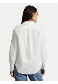 Polo Ralph Lauren Koszula 211970736001 Biały Relaxed Fit. Typ kołnierza: polo. Kolor: biały. Materiał: bawełna #5