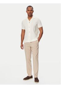 BOSS Spodnie materiałowe Kane1 50557859 Beżowy Regular Fit. Kolor: beżowy. Materiał: syntetyk #2