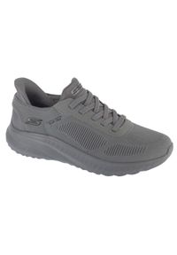 skechers - Buty Slip-ins: Bobs Sport Squad Chaos - Solid Step Rozmiar 44 - 118312-DKGY Sza…. Kolor: szary. Model: Skechers Sport. Sport: turystyka piesza #1