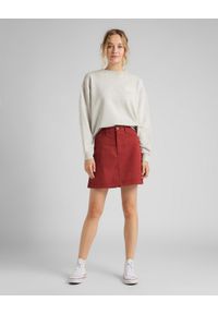 Lee - DAMSKA SPÓDNICA LEE A LINE ZIP SKIRT RED OCRE L38FQM38 #6