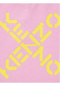 Kenzo kids - Kenzo Kids Sukienka codzienna K12277 Różowy Regular Fit. Okazja: na co dzień. Kolor: różowy. Materiał: bawełna. Typ sukienki: proste. Styl: casual #2
