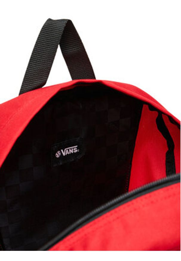 Vans Plecak VN000H50IZQ1 Czerwony. Kolor: czerwony. Materiał: materiał