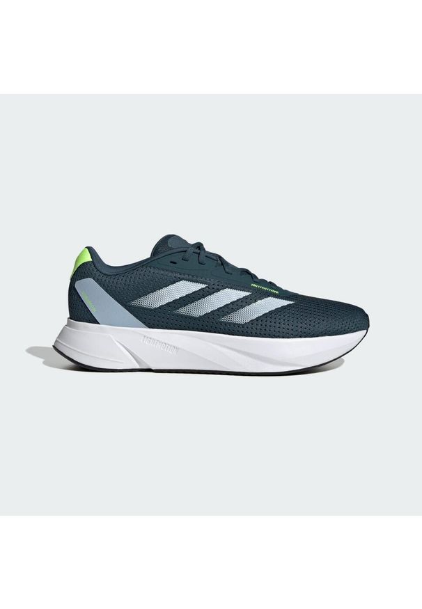 Adidas - Buty do biegania męskie Duramo SL. Kolor: żółty, biały, wielokolorowy, niebieski. Materiał: materiał