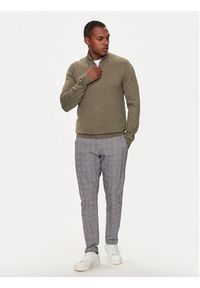 Lindbergh Sweter 30-800173 Beżowy Slim Fit. Kolor: beżowy. Materiał: wiskoza #4