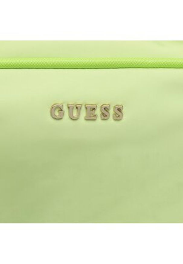 Guess Kosmetyczka Not Coordinated Accessories PW1567 P3213 Zielony. Kolor: zielony. Materiał: skóra