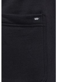 Vans spodnie dresowe bawełniane męskie kolor czarny z aplikacją. Kolor: czarny. Materiał: bawełna, dresówka. Wzór: aplikacja #3