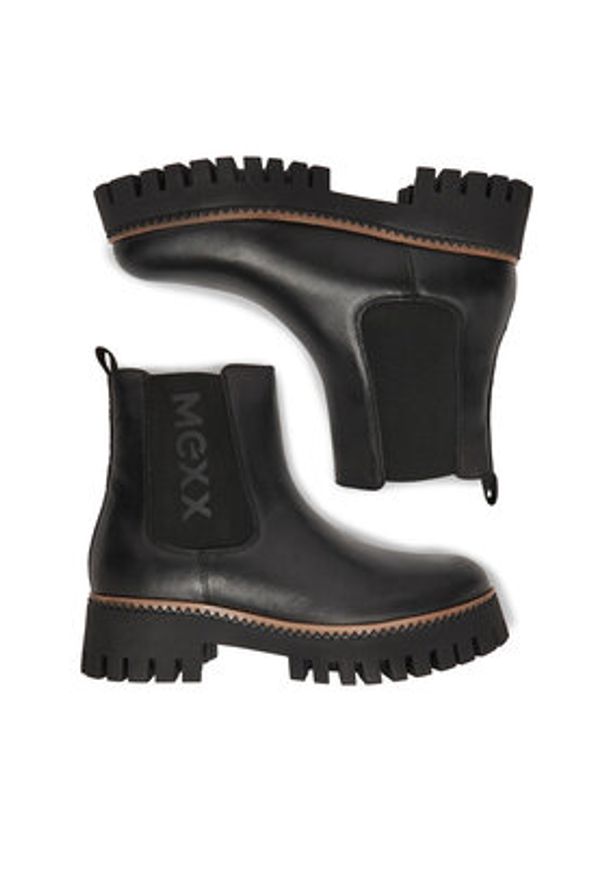 MEXX Sztyblety CEO-MX/031C-WI23 Czarny. Kolor: czarny. Materiał: skóra