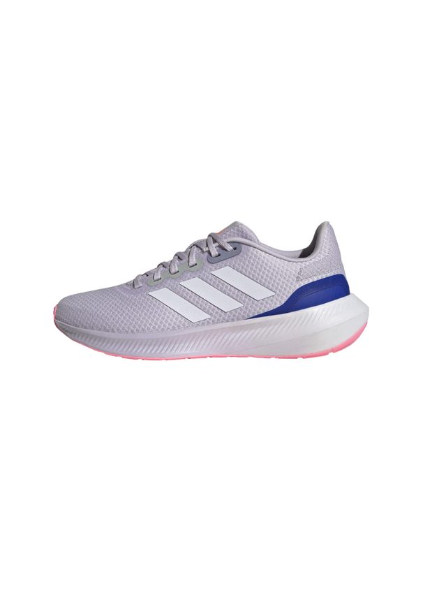 Buty Do Biegania Adidas Sport Runfalcon 3.0 W Damskie. Kolor: szary, niebieski, wielokolorowy, biały. Sport: bieganie
