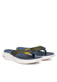 skechers - Skechers Japonki Vapor Foam Sandal-Sayto 232894/NVYL Granatowy. Kolor: niebieski. Materiał: materiał #2