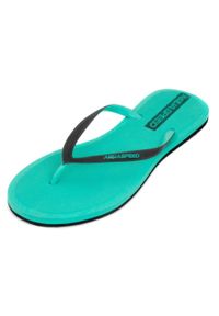 Japonki basenowe damskie Aqua Speed Genoa. Kolor: czarny, niebieski, wielokolorowy. Styl: sportowy