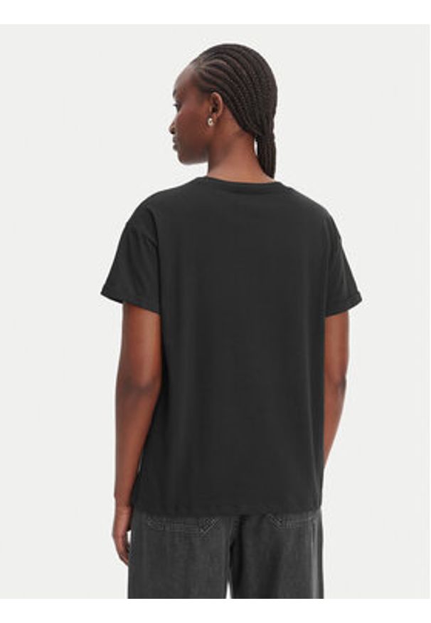 Liu Jo T-Shirt WA6372 JS923 Czarny Regular Fit. Kolor: czarny. Materiał: bawełna
