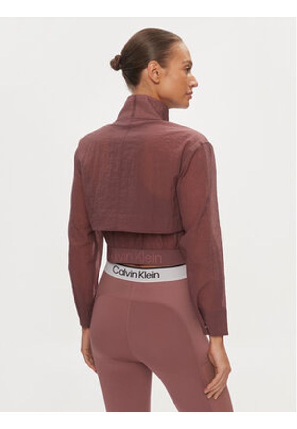 Calvin Klein Performance Wiatrówka 00GWS4O516 Różowy Relaxed Fit. Kolor: różowy. Materiał: syntetyk
