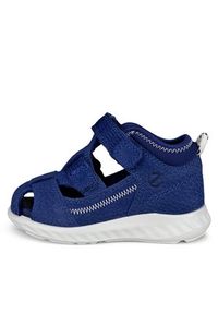 ecco - ECCO Sandały SP.1 LITE INFANT SANDAL 72514160442 Niebieski. Kolor: niebieski. Materiał: skóra #5