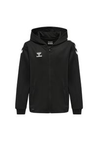 Bluza z kapturem dla dzieci Hummel Core XK Poly. Typ kołnierza: kaptur. Kolor: czarny. Sport: piłka ręczna #1