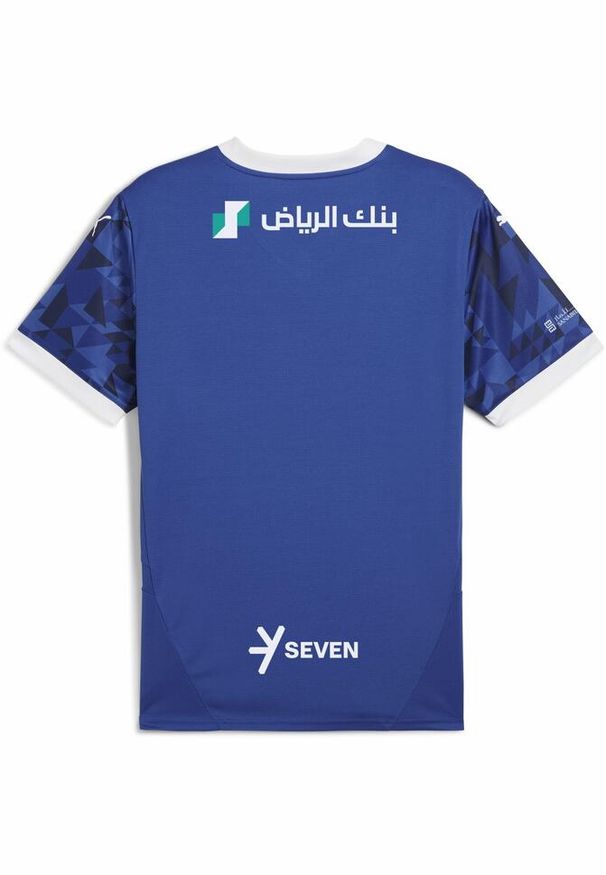 Puma - Męska koszulka domowa Al Hilal Saudi F.C. 24/25 PUMA Blue Intense White. Kolor: biały, wielokolorowy, niebieski. Wzór: aplikacja