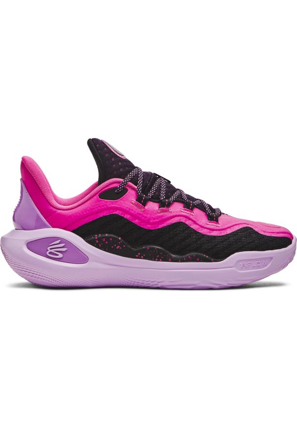 Buty halowe Under Armour CURRY 11 Girl Dad. Kolor: fioletowy, różowy, wielokolorowy. Sport: koszykówka