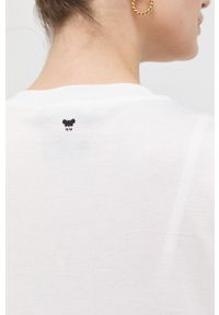 Weekend Max Mara t-shirt bawełniany kolor biały. Kolor: biały. Materiał: bawełna #6