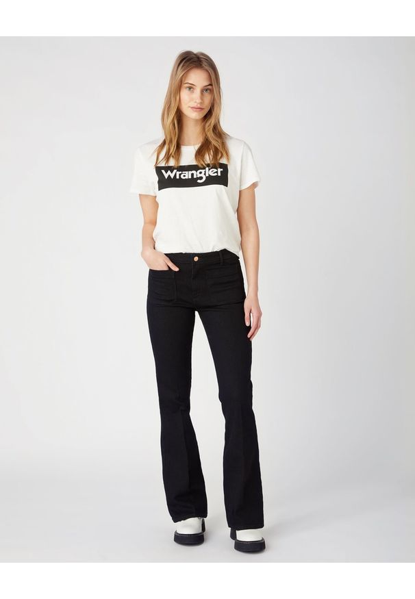 Wrangler - WRANGLER FLARE RETRO BLACK W233GQ111 112127840. Styl: retro