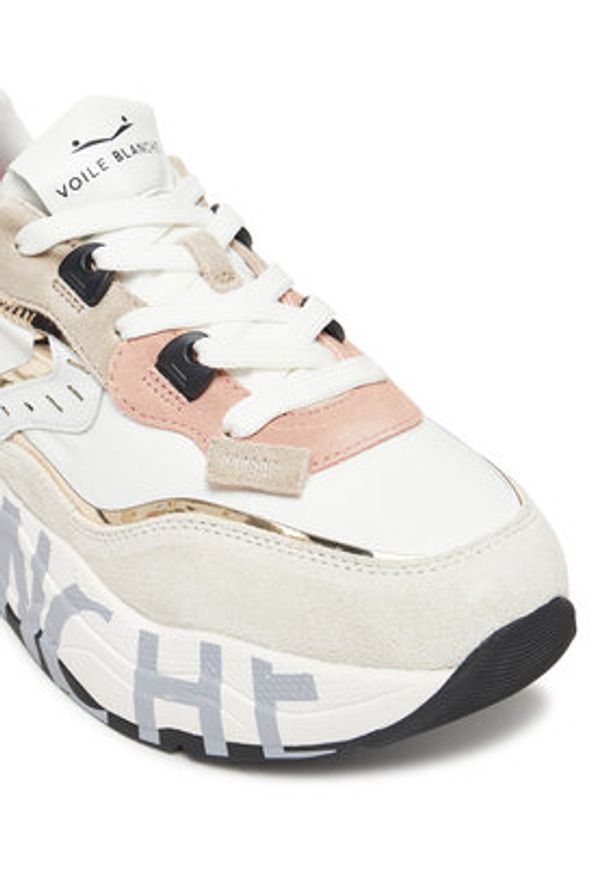 Voile Blanche Sneakersy Club105 0012017475.08.1N61 Biały. Kolor: biały. Materiał: materiał