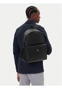 Lacoste Plecak NH5164UE Czarny. Kolor: czarny. Materiał: skóra
