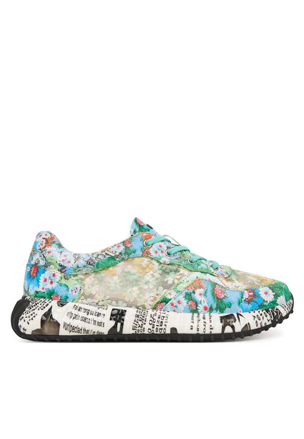 Laura Vita Sneakersy Burton 05 Kolorowy. Materiał: skóra. Wzór: kolorowy