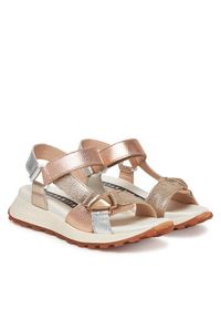 Hispanitas Sandały Maui CHV253896 Srebrny. Kolor: srebrny. Materiał: skóra