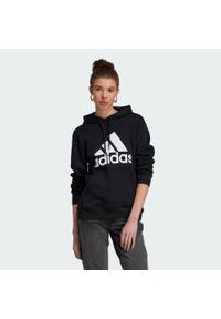 Adidas - Bluza z kapturem Essentials Big Logo Regular Fleece. Typ kołnierza: kaptur. Kolor: biały, czarny, wielokolorowy. Sport: fitness