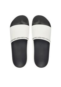 Calvin Klein Klapki Pool Slide Rubber HM0HM00981 Biały. Kolor: biały