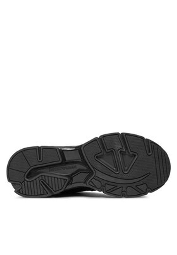 Emporio Armani Sneakersy X4X652 XR078 R926 Czarny. Kolor: czarny. Materiał: materiał