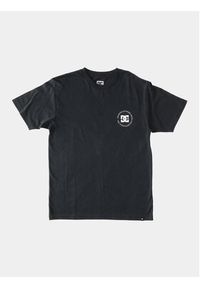 DC T-Shirt Concrete Tees ADYZT05305 Czarny Regular Fit. Kolor: czarny. Materiał: bawełna