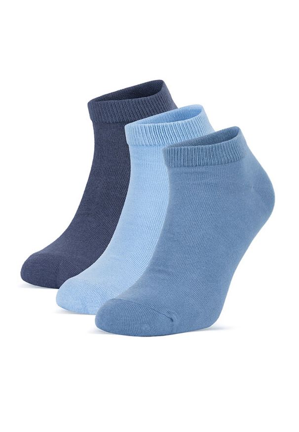 Sprandi Zestaw 3 par niskich skarpet unisex 0UB-005-AW24 (3-PACK) Niebieski. Kolor: niebieski