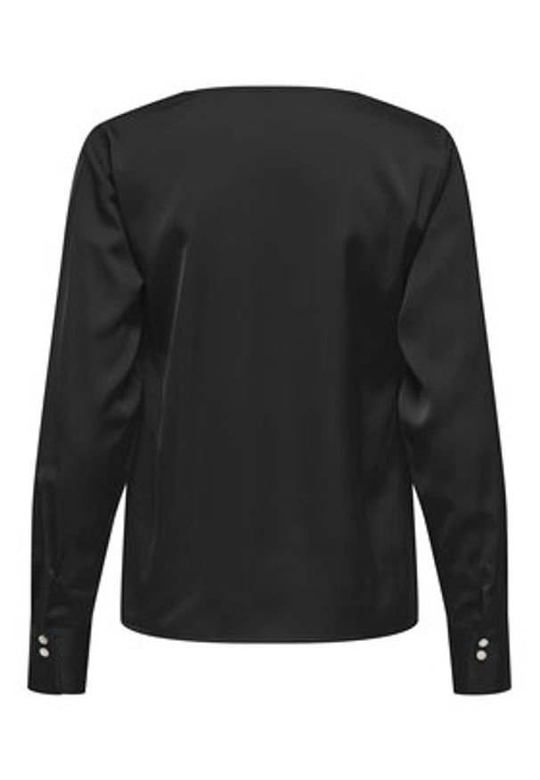 only - ONLY Bluzka Mika 15361191 Czarny Regular Fit. Kolor: czarny. Materiał: syntetyk