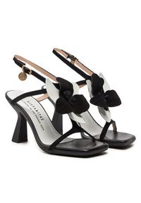 Hispanitas Sandały Cliente GOYA24 C004 ANTE Czarny. Kolor: czarny. Materiał: skóra, zamsz #6