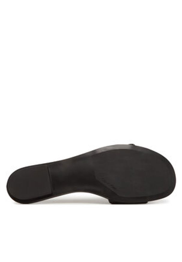 Calvin Klein Klapki Flat Slide Jacq HW0HW02389 Czarny. Kolor: czarny. Materiał: materiał