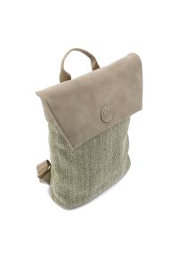 Plecak damski Rieker, z materiału syntetycznego o miękkiej strukturze z klapą i regulowanymi szelkami lekka forma do codziennego użytkowania, szary,. Kolor: szary. Materiał: syntetyk, materiał. Styl: casual #6