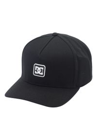 DC Shoes - Czapka Snapback dla Mężczyzn SURESHOT Czarny. Kolor: brązowy, zielony, wielokolorowy. Materiał: materiał, bawełna. Wzór: aplikacja, ze splotem