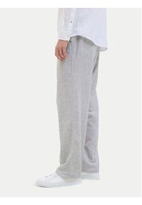 Jack & Jones - Jack&Jones Chinosy Karl Mykonos 12269371 Szary Loose Fit. Kolor: szary. Materiał: wiskoza #5